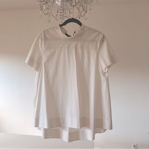 COS white top with bow